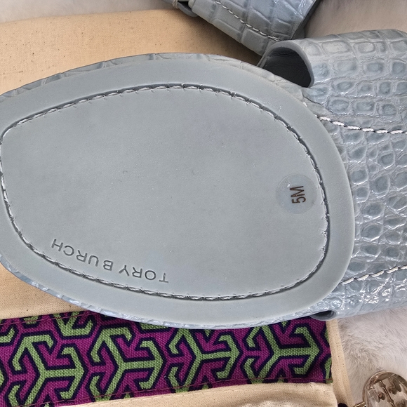 Tory Burch Blue Sandals - Picture 5 of 5